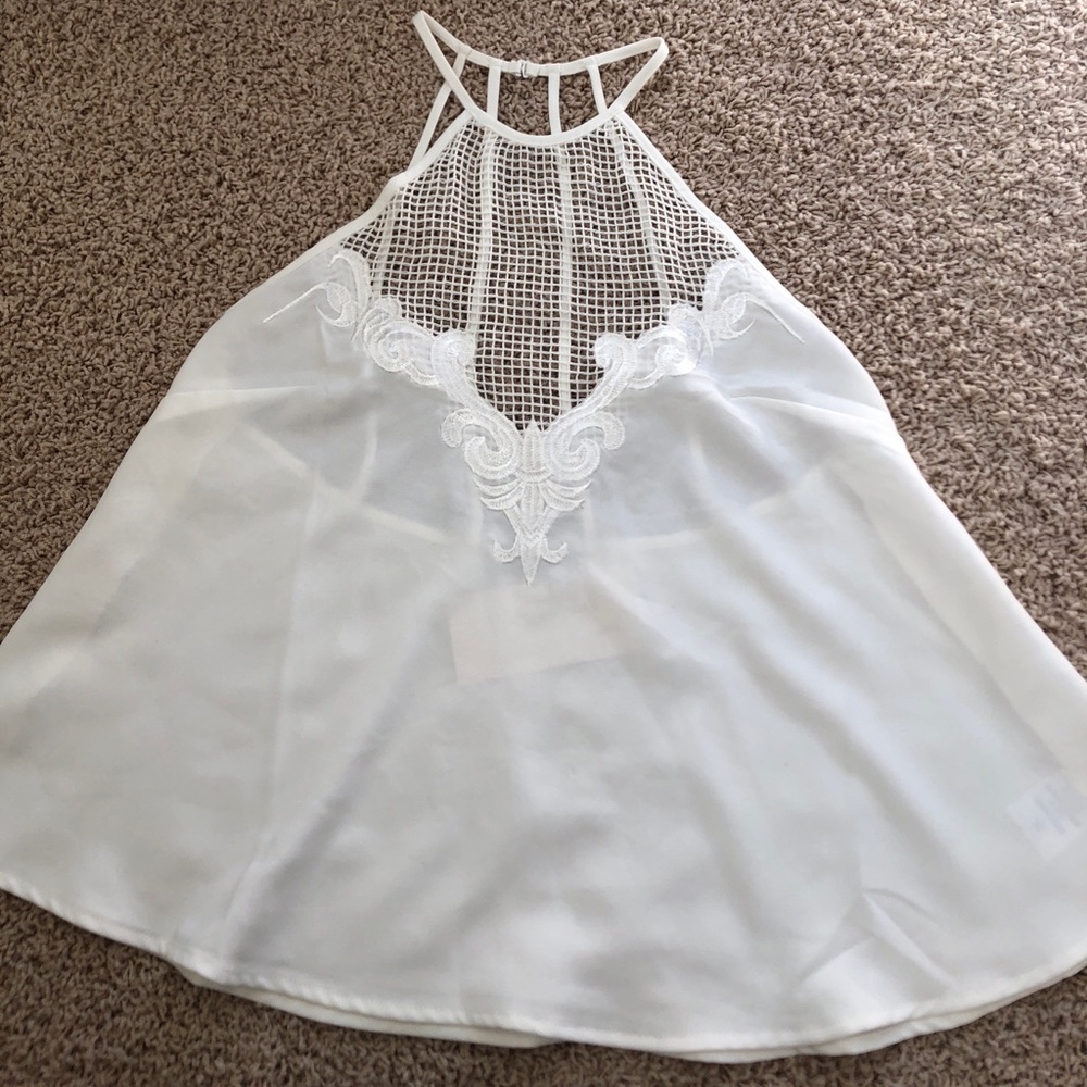 J. Crew Sweater and White Tobi top